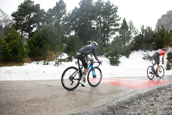 Girona Spanien März 2024 Nairo Quintana Col Movistar Team Esp — Stockfoto
