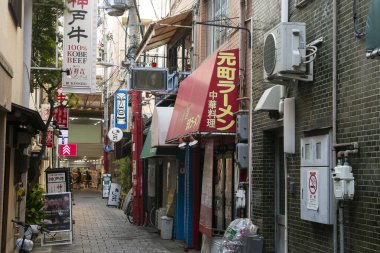 Kobe, Japonya; 10 Ekim 2023: Nankinmachi (), Kobe 'nin merkezinde yer alan bir Çin mahallesidir..