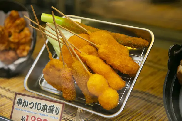 Shokuhin Sampuru Plastic Voedsel Een Uniek Fascinerend Onderdeel Van Japanse — Stockfoto