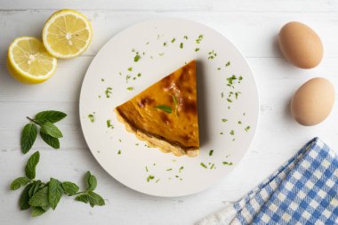 Lezzetli Amerikan balkabağı turtası..