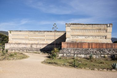 Archaeological zone of the Zapotec culture located in the municipality of San Pablo Villa de Mitla in the Oaxaca region in Mexico. clipart