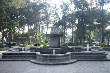 Oaxaca, Meksika; 1 Ocak 2025: Oaxaca şehrinde Park Jardin Conzatti.