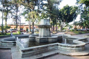 Oaxaca, Meksika; 1 Ocak 2025: Oaxaca şehrinde Park Jardin Conzatti.