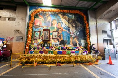 Oaxaca de Juarez, Meksika, 1 Ocak 2025: Oaxaca 'da Ölülerin Kutlandığı Gün.
