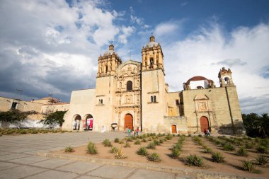 Meksika 'daki Oaxaca de Juarez Katedrali.