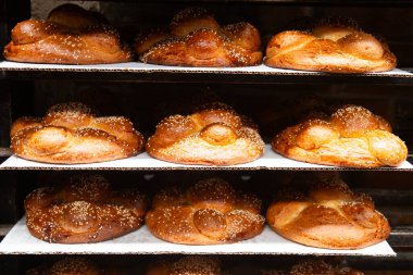 Oaxaca bölgesinde Ölüler Günü için geleneksel Meksika ekmeği.