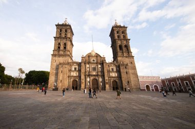 Puebla, Meksika, 1 Ocak 2025: Puebla Katedrali, Nuestra Seora de la Inmaculada Concepcin kategorisi