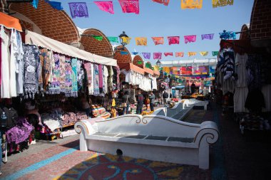 Puebla, Meksika, 1 Ocak 2025: The Artist 's Quarter o Barrio del Artista, Puebla de Zaragoza eyaletinde yer alan bir sanat alanıdır..