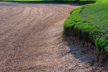 Golf sahasının güzel arkaplan fotoğrafı.