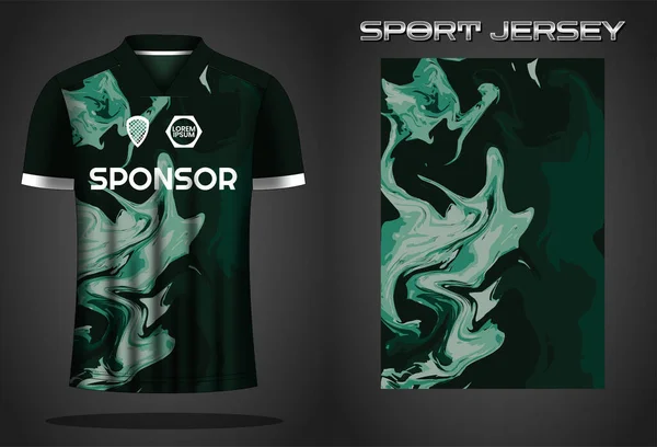 stock vector Soccer jersey sport shirt design template