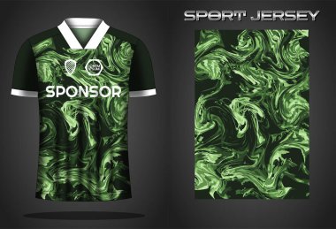 Futbol forması spor gömlek tasarımı şablonu