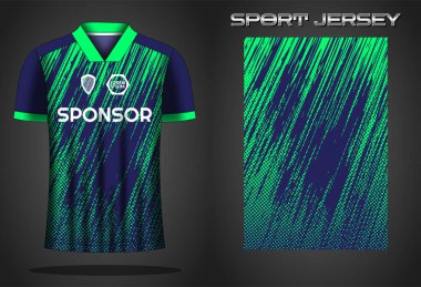 Soccer jersey sport shirt design template clipart