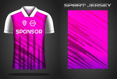 Futbol forması spor gömlek tasarımı şablonu