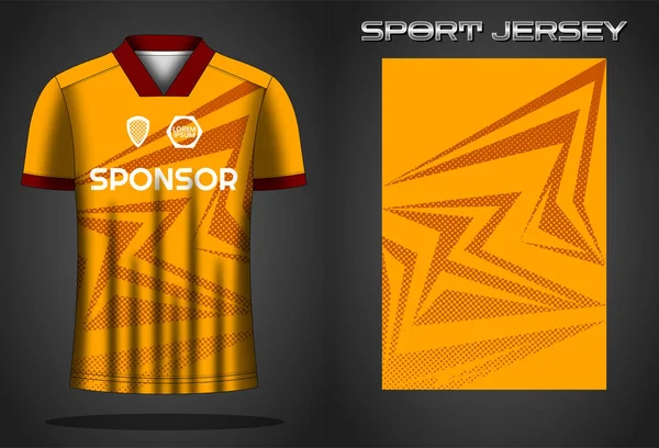 stock vector Soccer jersey sport shirt design template