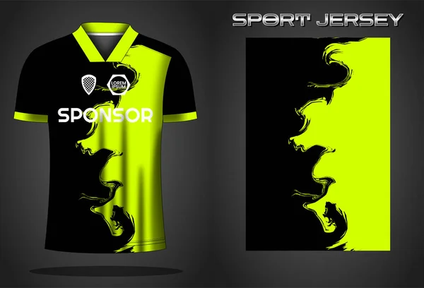 Piłka Nożna Koszulka Sportowa Projektowanie Szablon — Wektor stockowy