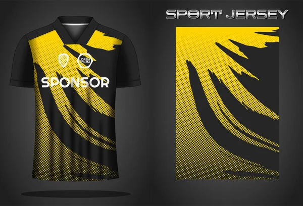 Jersey Fútbol Camiseta Deportiva Plantilla Diseño — Archivo Imágenes Vectoriales