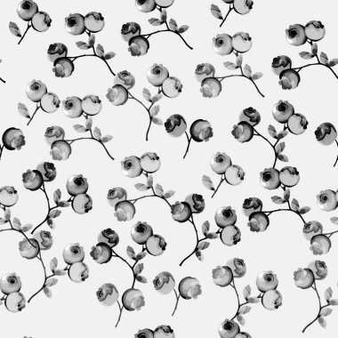 Modern çiçekli vektör kusursuz desen. Arka plan izole edildi. Dijital çizim çizimi. Tekstil kumaşı veya duvar kağıdı, kart, davetiye, dekoratif kağıt olarak kullanılabilir