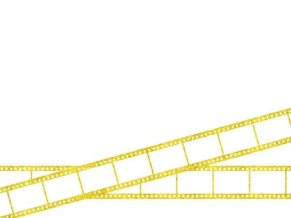 Beyaz arkaplanda soyut bir film çerçevesinin fotoğrafı