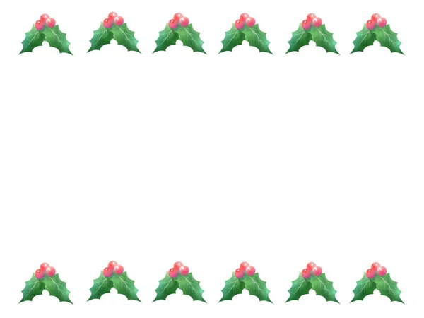 Christmas Frame Decoration Isolated Illustration — Stock Photo, Image