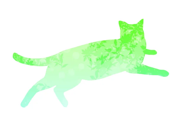 猫動物イラスト背景 — ストック写真