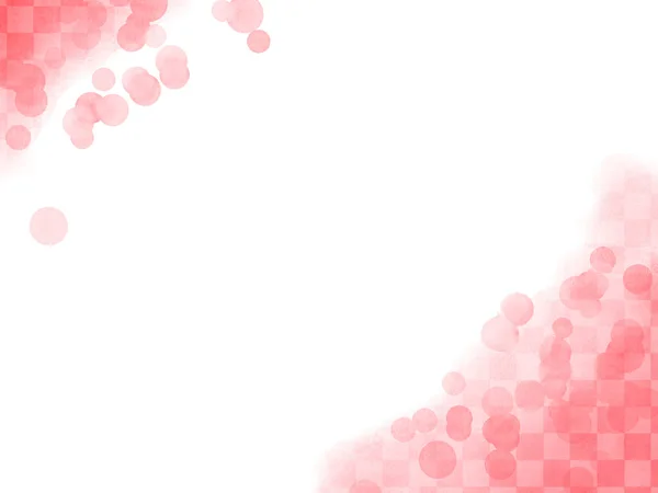 Coração Rosa Fundo Branco Modelo Para Cartão Impressão — Fotografia de Stock
