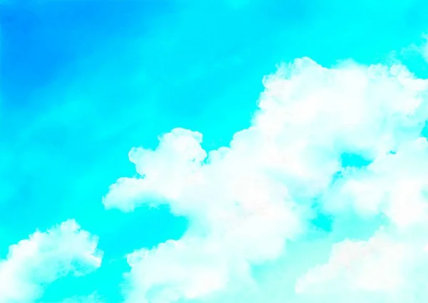 Nube Viento Analógica Pintura Acrílica — Foto de Stock