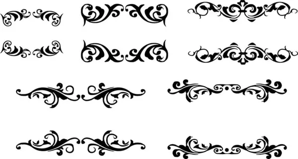 Gotik dekoratif çerçeve takımı. çevreleme.