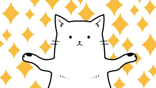 Precious Cat Animation Divine Cat — ストック動画