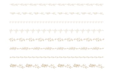 El çizimi bitkiler. Sepya rengi.