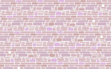 Çeşitli şekillerde tuğla duvar kağıtları. Geçmişi. Kusursuz değil..