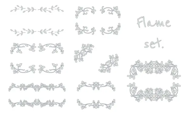 Gümüş renkte elle boyanmış dekoratif çerçeve.