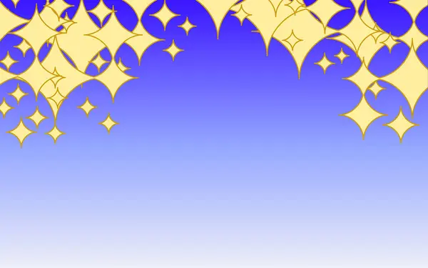 Gece gökyüzünün basit bir görüntüsü. Noel.