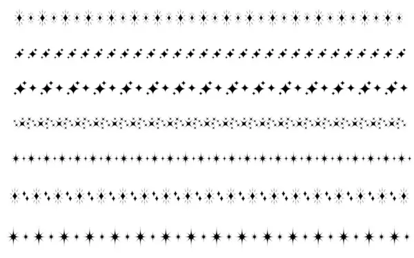 Yıldız motifli bir dizi gök cisimleri..