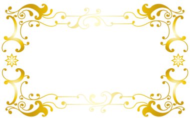 Elle boyanmış dekoratif çerçeve..