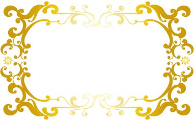 Elle boyanmış dekoratif çerçeve..