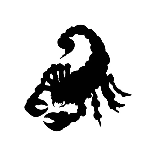 Скорпіон Один Рядок Векторний Малюнок — стоковий вектор