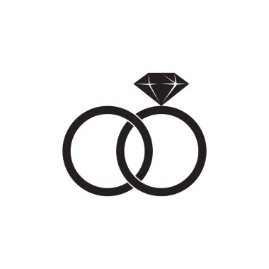 Alyanslar siyaha boyanmış. Vektör çizimi. İzole edilmiş beyaz arkaplan.