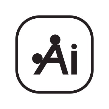 Soyut yapay zeka. Teknoloji web arka plan. Sanal kavramı