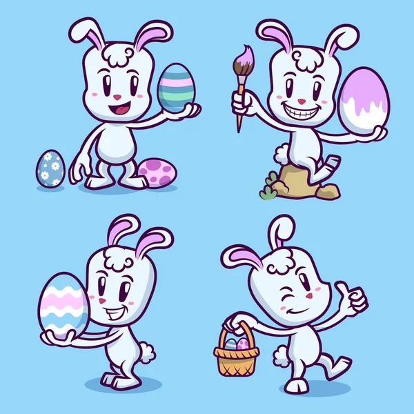 Çizgi film Paskalya Tavşanı Set