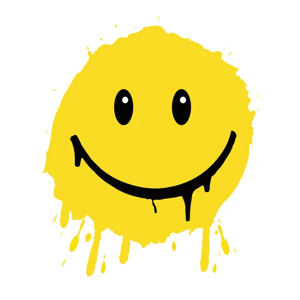 Sarı Gülen Surat sıvı emojisi - Mutluluk ve Pozitifliğin sembolü
