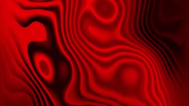 Looped background liquid wave gradient 4k in trendy agressive colors combination. Seamless vivid animated red and black dynamic backdrop . Looped fluid bright scarlett wallpaper
