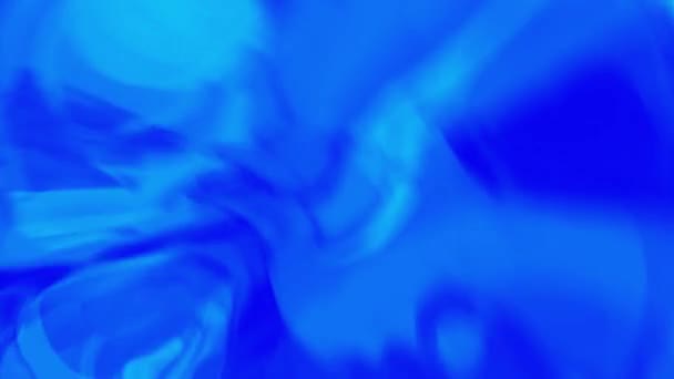 Bezešvé Modré Indigo Barvy Gradient Dynamické Umění Pozadí Looped Modrý — Stock video
