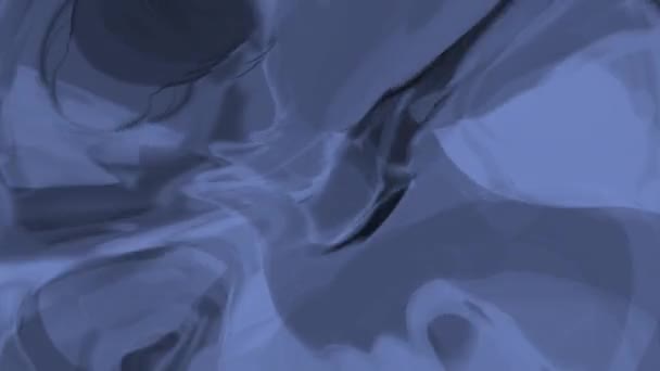 Бесшовные Голубовато Серые Цвета Спокойный Градиентный Динамический Абстрактный Фон Цикл — стоковое видео