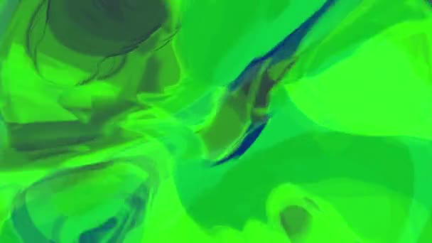 Abstrato Verde Cores Tóxicas Gradiente Dinâmico Sem Costura Fundo Looped — Vídeo de Stock