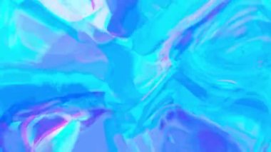 Döngülü yanardöner inci renginde, pembe, mavi, cyan, mor arkaplan. Döngülü sıvı cam hareketli duvar kağıdı. Yüksek kalite 4k görüntü