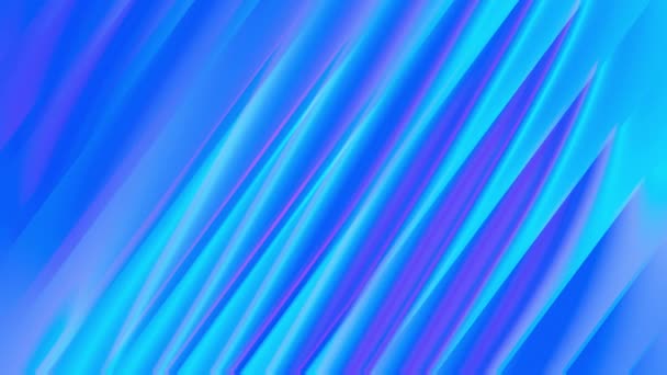 Naadloze Trendy Iriserende Parel Blauwe Holografische Achtergrond Looped Vloeiende Beweging — Stockvideo
