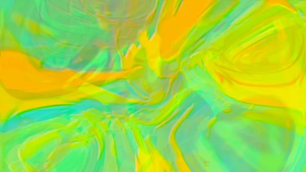 Creative Retro Bright Teal Orange Background Abstract Liquid Iridescent Colorful — Stock Photo, Image