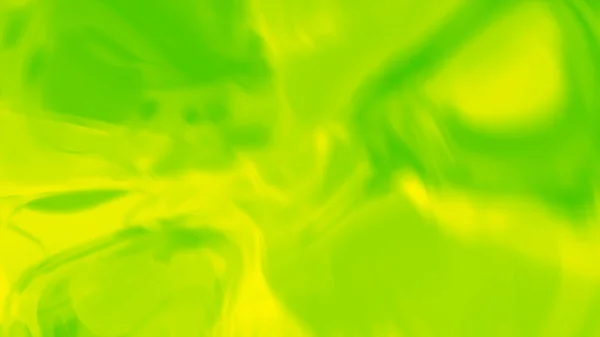 Créatif Toxique Agrumes Jaune Vert Lisse Couleurs Coulant Fond Abstrait — Photo