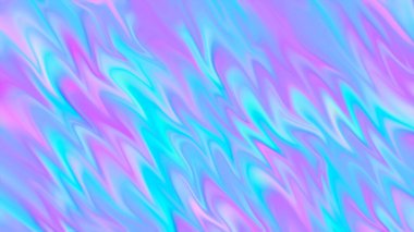 Görüntü yanardöner inci holografik teal pembe cyan mor arkaplan. Resim gökkuşağı hareketi grafiği. 