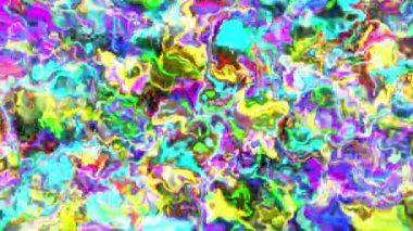 VJ döngüsü soyut gökkuşağı renkleri sıvı 4K video arkaplanı. Palet rengi tayf sıvısı Bay Duvar Kağıdı gibi sakin